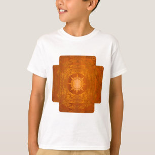 T-shirts Cobre Atlantean dos artesanatos na madeira