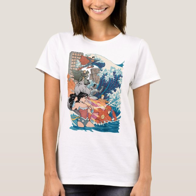 T-shirts Cobrir 15 da Liga da Justiça (Frente)