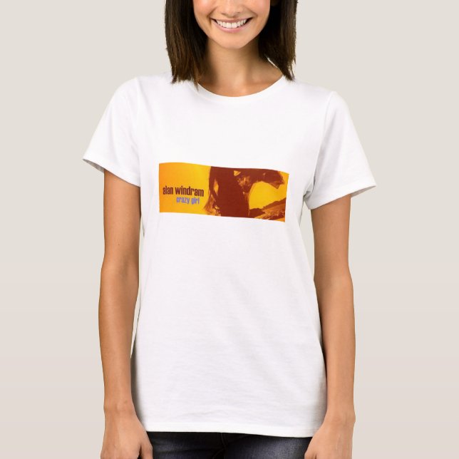 T-shirts cobrir de menina louca (Frente)