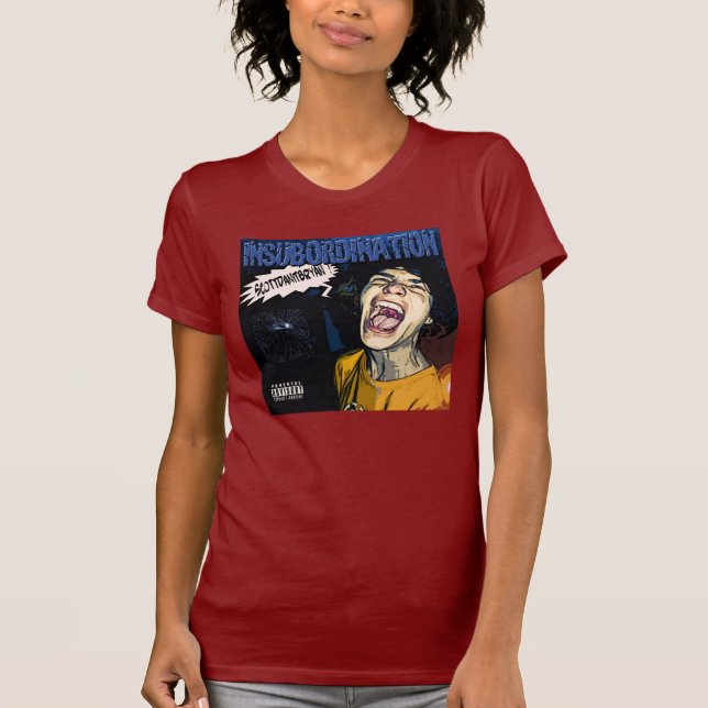 T-shirts Cobrir T do álbum da INSUBORDINAÇÃO (Frente)
