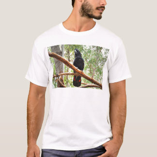 T-SHIRTS COCKATOO PRETO QUEENSLAND AUSTRÁLIA