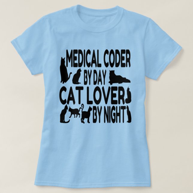 T-shirts Cód. Médico do Gato Lover (Frente do Design)