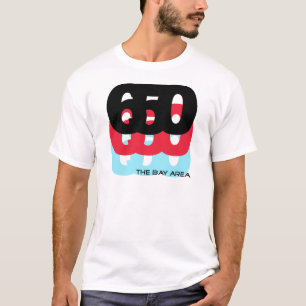 T-shirts Código de área 650