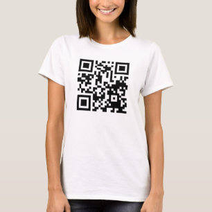 T-shirts Código engraçado de QR A curiosidade matou um gato