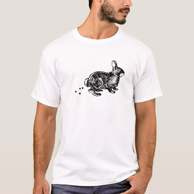 T-shirts Coelhinho da Páscoa Poo (Frente)