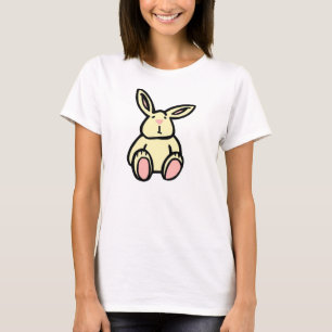 T-shirts Coelho amarelo bonito