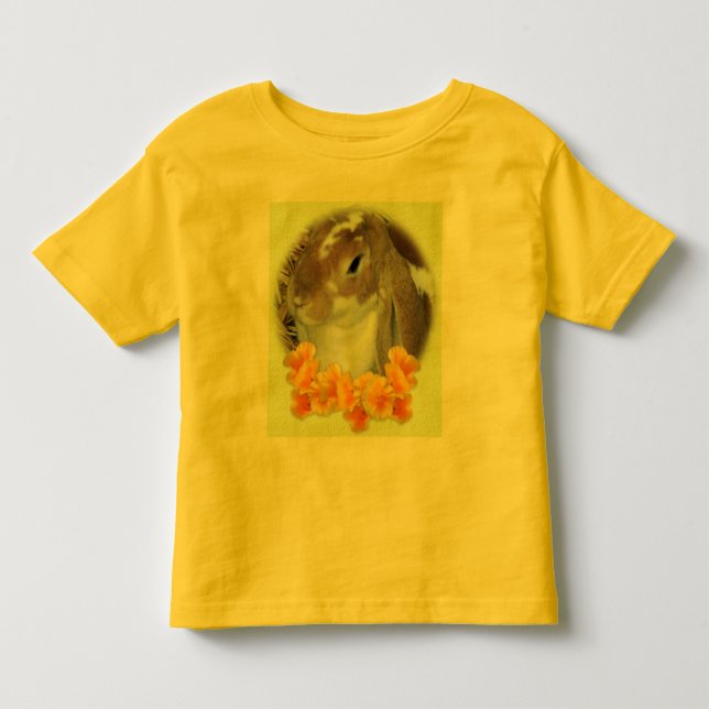 T-shirts Coelho da cara do bebê (Frente)