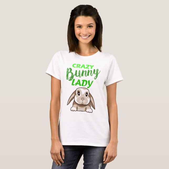 T-shirts Coelho Louco Rabbit/Camiseta Coelho (Frente Completa)