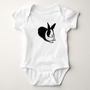 T-shirts Coelho Negro e Branco