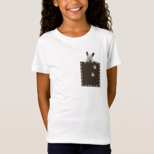 T-SHIRTS COELHO NO BOLSO DE UR POR EKLEKTIX