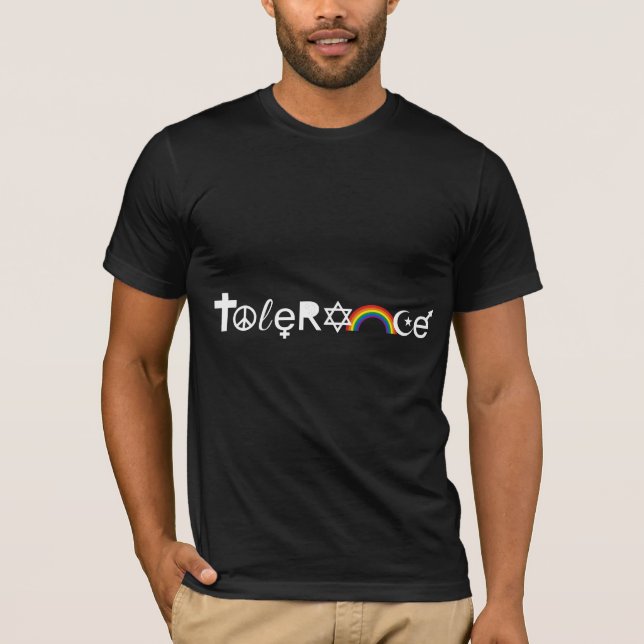 T-SHIRTS COEXISTA COM TOLERÂNCIA (Frente)