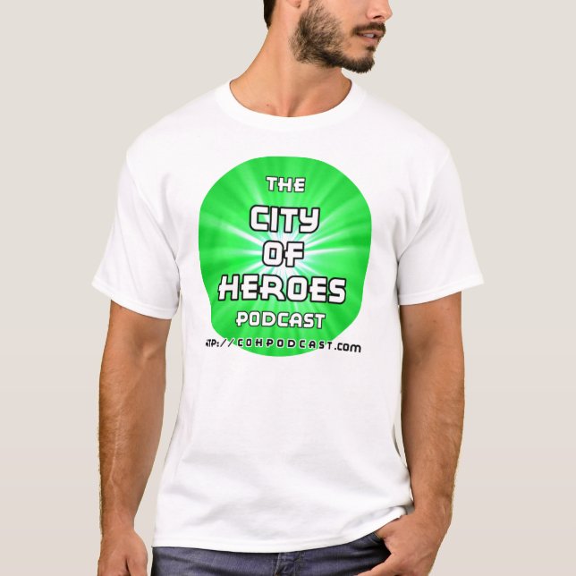 T-shirts CoH Podcast o verde (Frente)