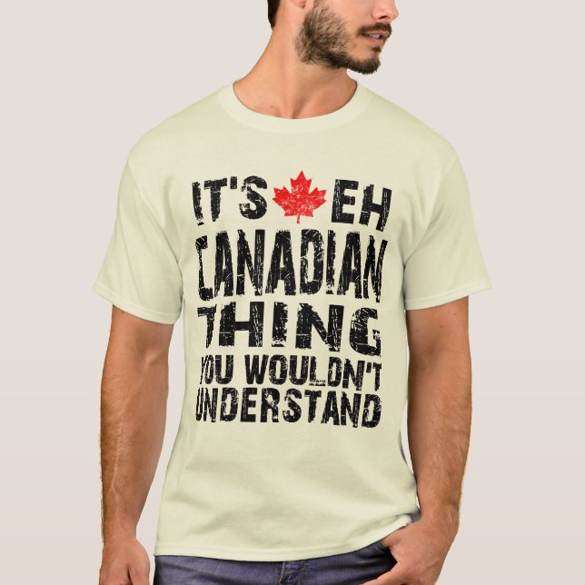 T-shirts Coisa canadense (Frente)