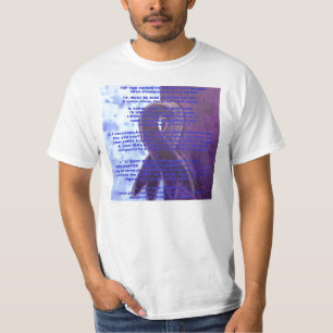 T-SHIRTS COISAS DA PARTE SUPERIOR DEZ A NÃO DIZER A ALGUÉ