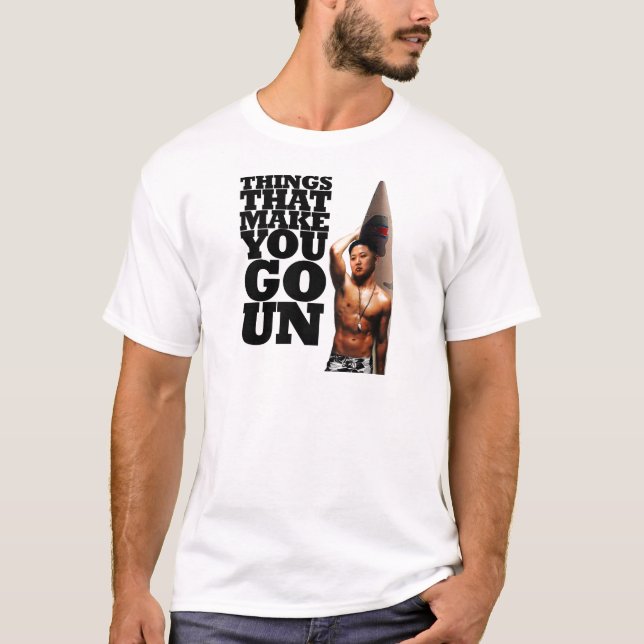 T-shirts Coisas que o fazem ir Un (Frente)