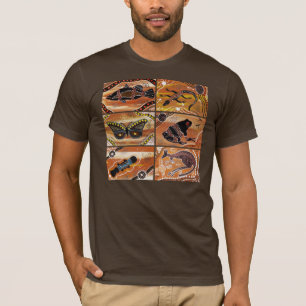 T-shirts Colagem aborígene 1