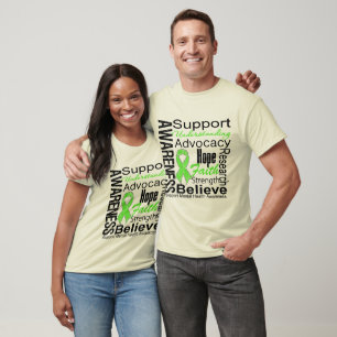 T-shirts Colagem - consciência da saúde mental