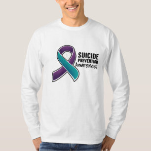 T-shirts Colagem das citações da consciência da prevenç