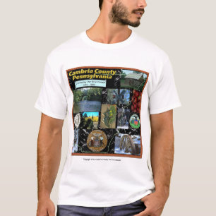 T-shirts Colagem de Cambria County
