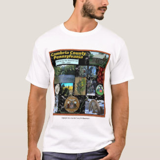 T-shirts Colagem de Cambria County