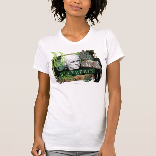 T-shirts Colagem de Draco Malfoy 1 (Frente)