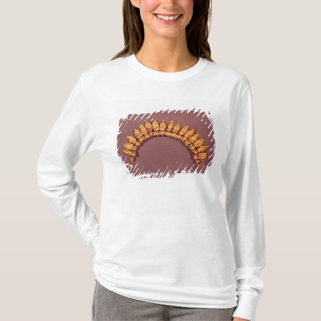 T-shirts Colar com máscaras dos maenads e do Silenus (Frente)