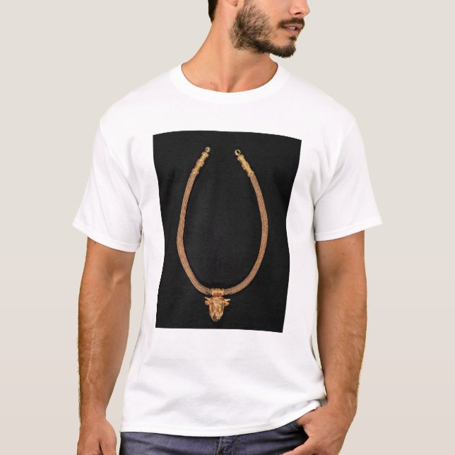 T-shirts Colar com um pendente humano-dirigido (Frente)