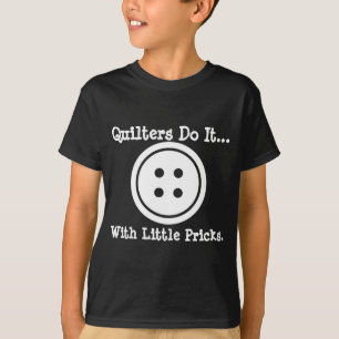 T-shirts Colchoeiras fazem isso... com pequenos pontos.