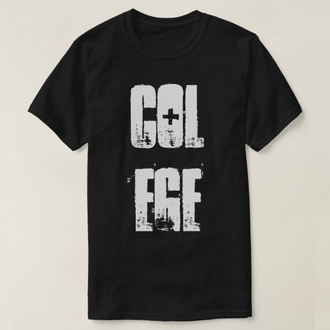 T-SHIRTS COLEGA (Frente do Design)