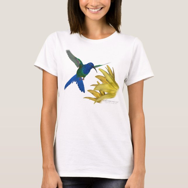 T-shirts colibri Andorinha-atado (Frente)