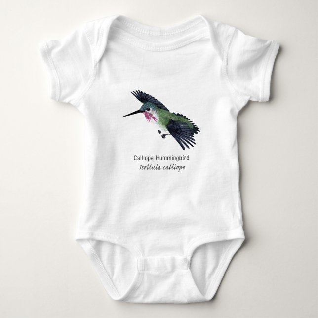 T-shirts Colibri do Calliope com nome (Frente)