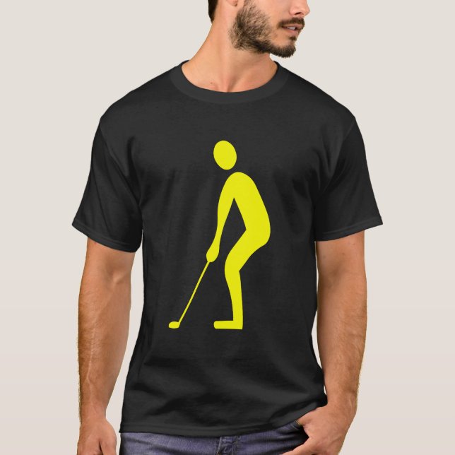 T-shirts Colocando - Amarelo (Frente)