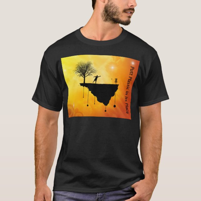 T-shirts Colocar Plástico No Seu Lugar (Frente)