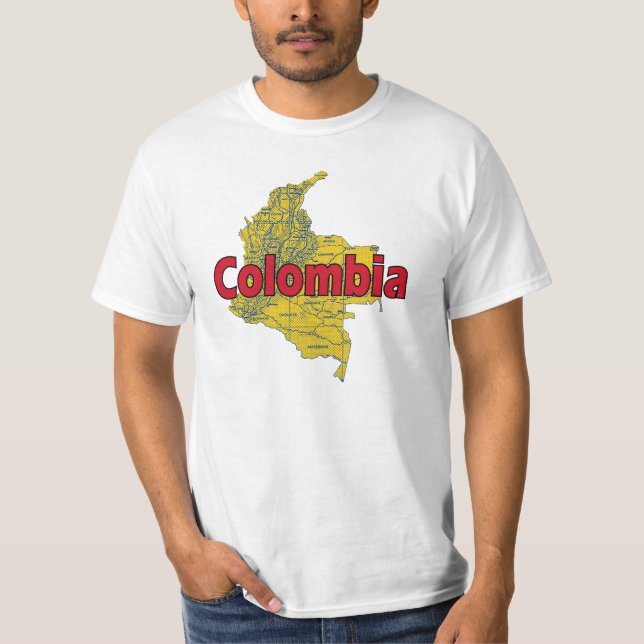 T-shirts Colômbia (Frente)