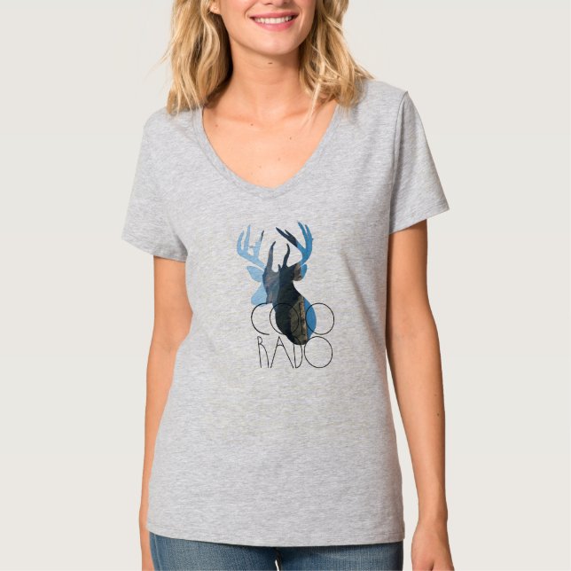 T-shirts Colorado Buck & Mountain Tshirt (Frente)