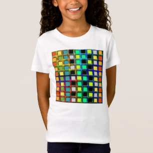 T-shirts Colorida grade ladeada por Shirley Taylor