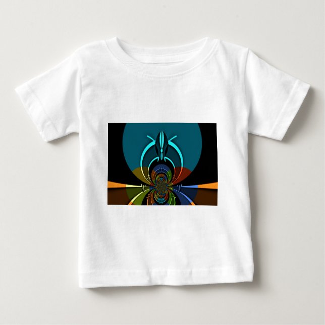 T-shirts Colorida Maasai Shield Design (Frente)