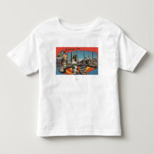 T-shirts Columbia, Carolina do Sul - Letra Grande Cenas 2