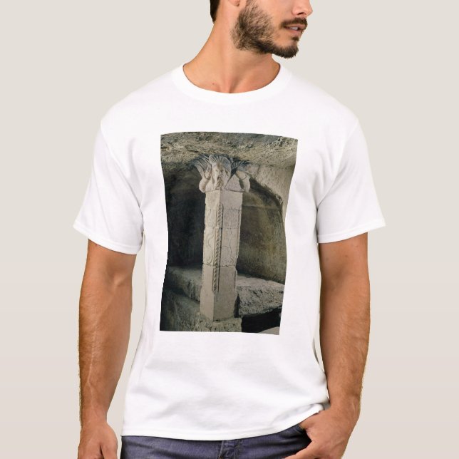 T-shirts Coluna da cripta, com a cabeça de Moses (Frente)