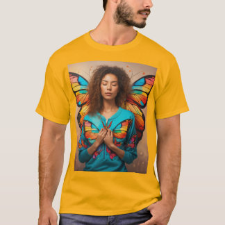 T-Shirts com Design de borboleta única | Linda e C
