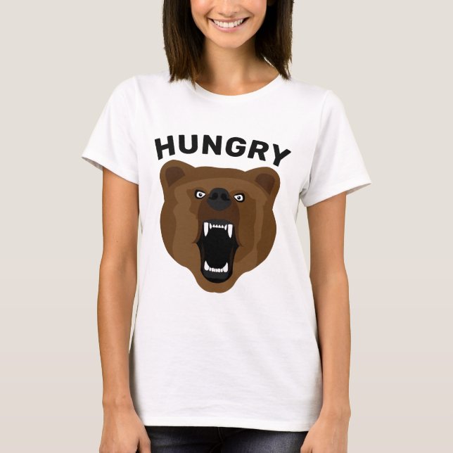 T-Shirts COM DIETOR DE FOME GRIZZLY BEAR (Frente)