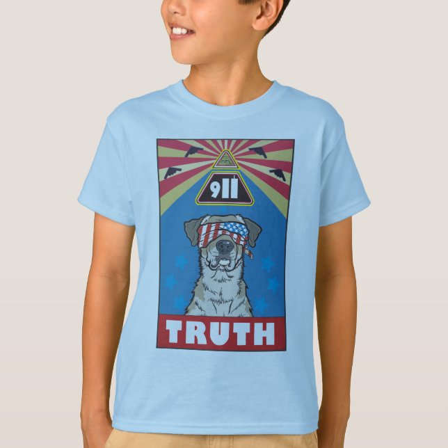 T-shirts "Com Liberdade e Justiça para Todos" Crianças T-Sh (Frente)