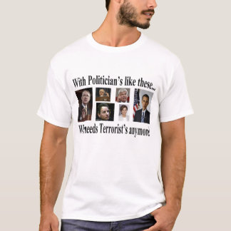 T-shirts Com políticos goste destes