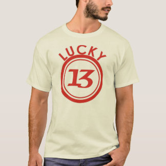 t-shirts com sorte número 13