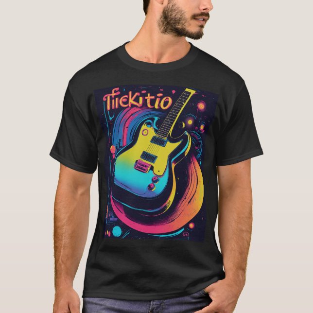 T-Shirts com temas musicais - Celebre o som da Sty (Frente)
