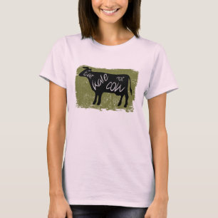 T-shirts Coma a couve, não vaca