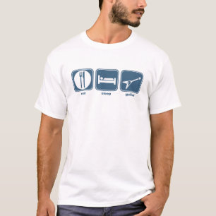 T-shirts coma a guitarra do sono