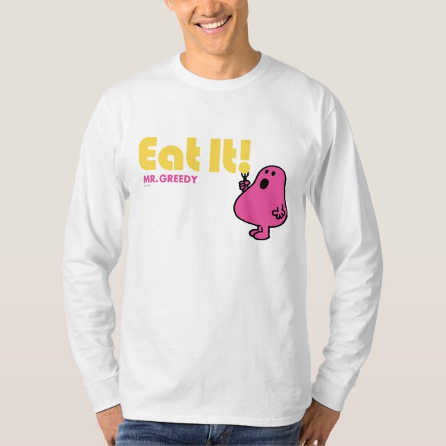 T-shirts Coma Com O Sr. Greedy (Frente)