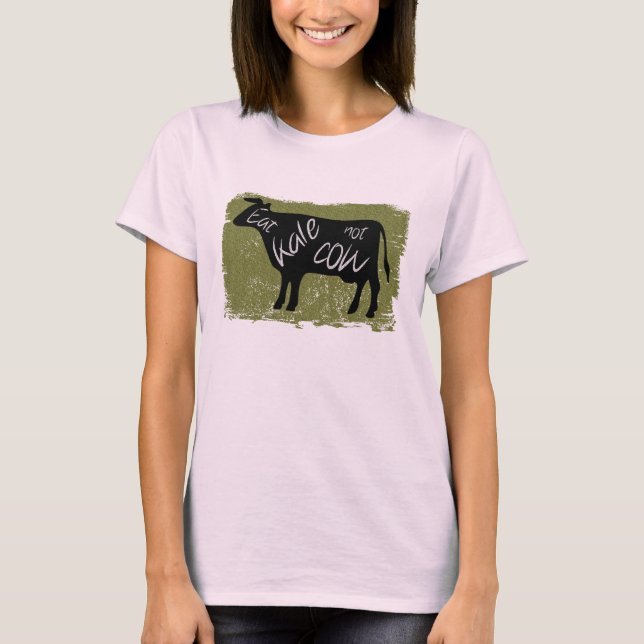 T-shirts Coma Kale, Não Vaca (Frente)