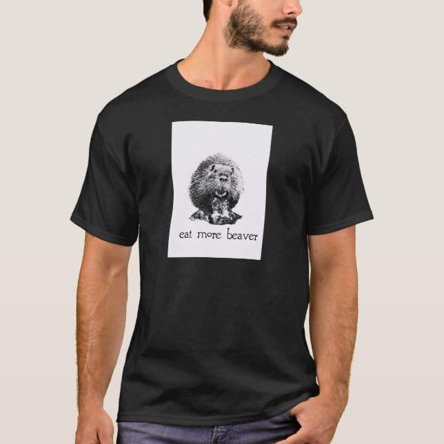 T-shirts coma mais castor (Frente)
